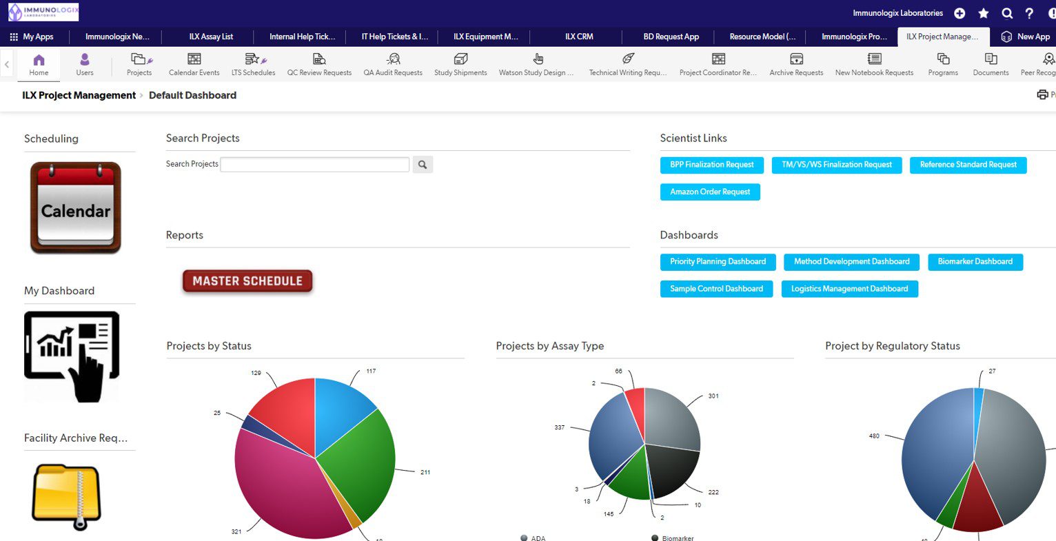 Screenshot of scientific software in use